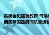 梁楠会见瑙鲁教育 气候变化和航空公司部长阿皮：推动尽快商签两国政府间航空运输协定