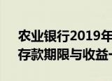 农业银行2019年定期利率详解：利率调整、存款期限与收益一览