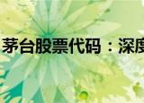 茅台股票代码：深度解析中国酒魂的股市魅力